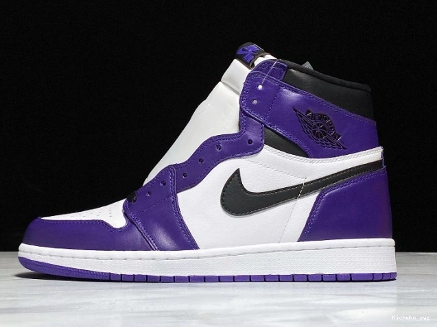 Purple Jordan 1 Court OG High Air 555088-500 0821
